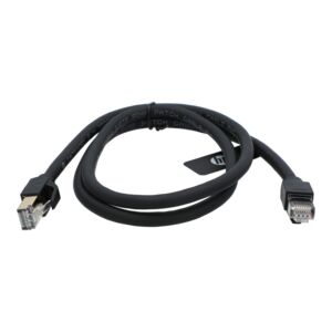 HP CAT8 F/FTP Stranded Patch Network Cable Black 1m HP CAT8 F/FTP Stranded Patch Network Cable Black 1m